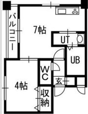 クラッセ北大通りIIの間取り画像