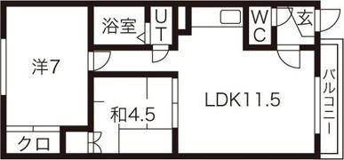 グランデール22の間取り画像