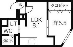 アルテシア環状通東の間取り画像