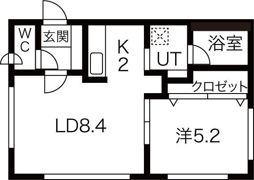 モデルノ水車町の間取り画像