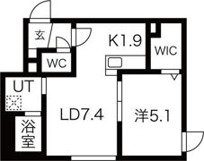 アレナ宮の沢の間取り画像