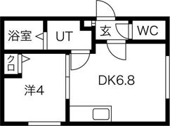 リリーベル琴似の間取り画像