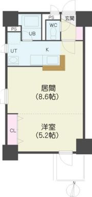 パークヒルズ大通中央の間取り画像