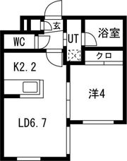 Lichtrare琴似（リヒトラーレ）の間取り画像
