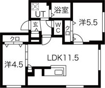 N’s maison S5の間取り画像