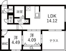 RD GRASE MIYANOMORI（アールディグレイスミの間取り画像