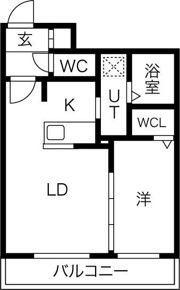 アルファスクエア宮の森2条の間取り画像