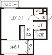 サウスナナの間取り画像