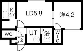 Capella大通南の間取り画像