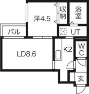 サンルーチェ山鼻の間取り画像