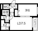クオーレ円山の間取り画像