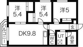 クレストテージ伏見の間取り画像