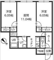 ル・ノール学園前の間取り画像