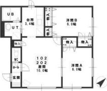 ルミエール西町北の間取り画像