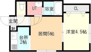 マープル平岸の間取り画像