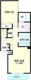 アリア平岸の間取り画像