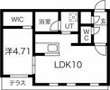 フィオリスタ新さっぽろ （FIORISTA新さっぽろ）の間取り画像