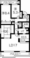 ラル山鼻の間取り画像