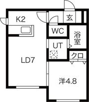 フォートレス真駒内の間取り画像