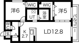 ACES東札幌の間取り画像