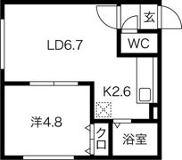 ラーナ平岸の間取り画像