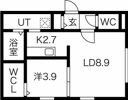 リヴィエール福住11の間取り画像