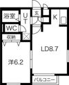 グランメール南平岸の間取り画像