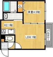 A BOND東札幌の間取り画像
