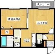 A BOND月寒東 A棟の間取り画像
