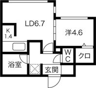 植物園テラスの間取り画像