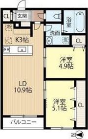 Atlantis Hassamuの間取り画像