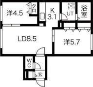 ブランシャールLilyの間取り画像