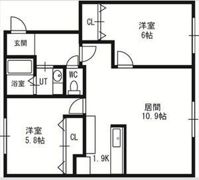 パレットコートKの間取り画像