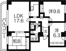 ビッグウイン915の間取り画像