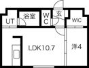 シャンテ南7条の間取り画像