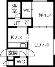 ピノ・ノワール医大前の間取り画像