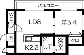 リバーサイド札幌西の間取り画像