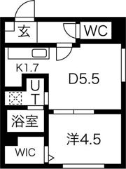 ラグジースペース南郷の間取り画像