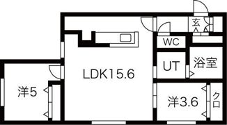 NOVEL東区役所前（旧Alivis東区役所前）の間取り画像