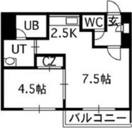 エポック南7条館の間取り画像
