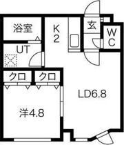 フェリス・ノルテの間取り画像