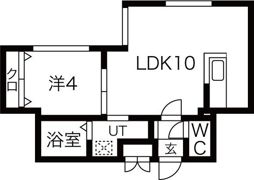 ラフィーネ澄川の間取り画像
