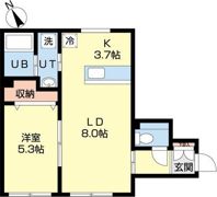 アルファグランメールの間取り画像