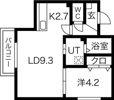 ソレイユ発寒南の間取り画像