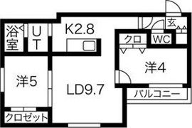 ブランシャール幌平橋の間取り画像