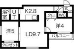 ブランシャール幌平橋の間取り画像