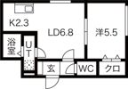 コージィプレイス206の間取り画像