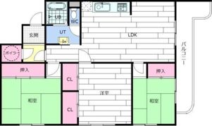 ディアプラザ伏見の間取り画像