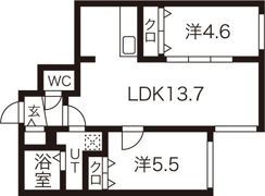 ブランシャールKT＆Y麻生の間取り画像