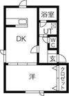 ランドマーク平岸 Aの間取り画像